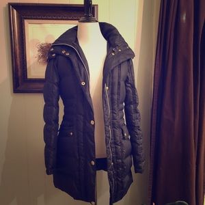 Vince Camuto Navy Blue Down Filled Puffer Jacket